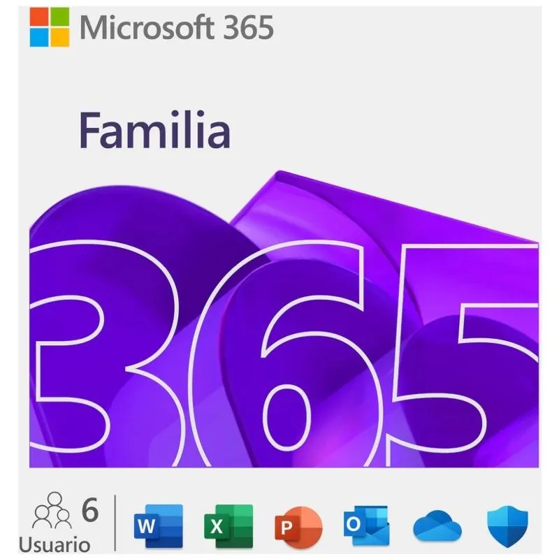 Imagen de Microsoft 365 Familia 1 año ESD