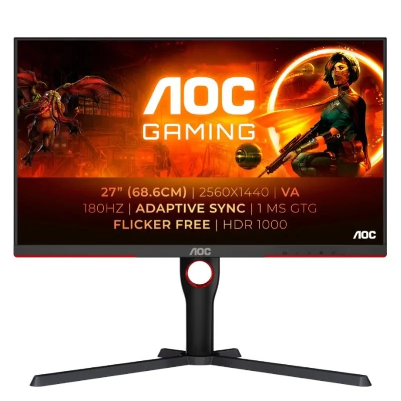 Imagen de AOC Q27G3XMN Monitor 27" QHD 180h 2HDMI DP AA