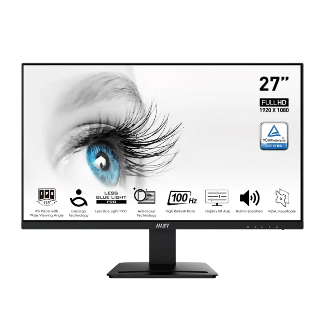 Imagen de MSI MP273A Monitor 27" IPS FHD 16:9 VGA DP HDMI MM