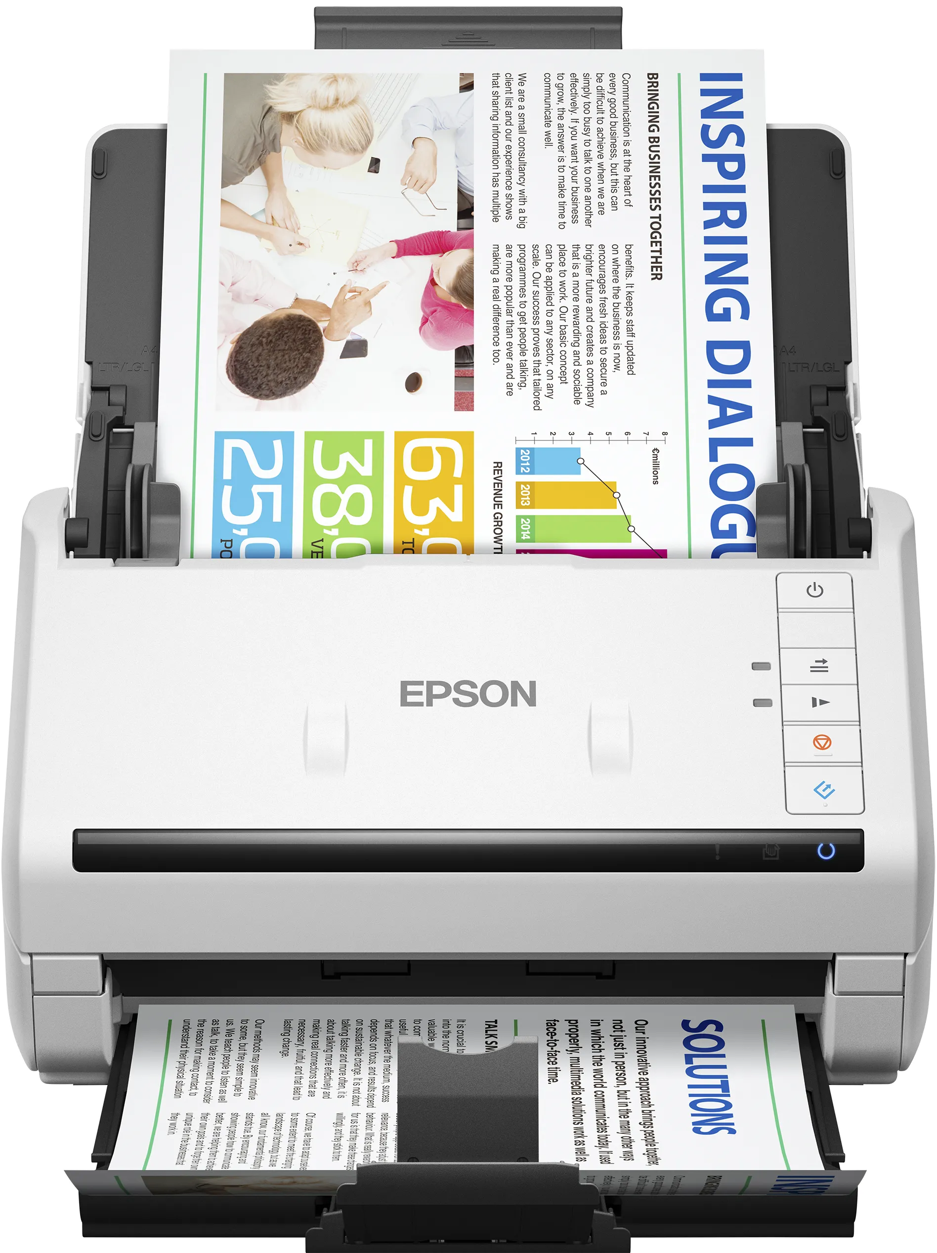 Imagen de Escaner sobremesa epson workforce ds - 530ii a4 -  35ppm -  profesional -  duplex -  usb 3.0 -  adf 50 hojas